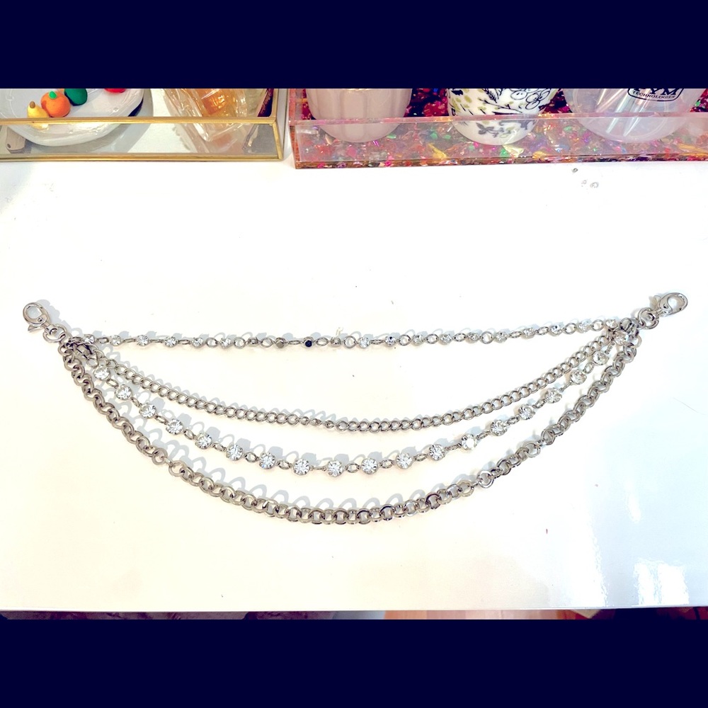 Crystal Jeans Chain Belt